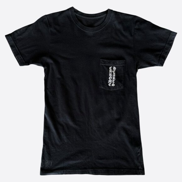 Chrome Hearts Other - Chrome Hearts Black & White Cemetery Cross Logo T-Shirt